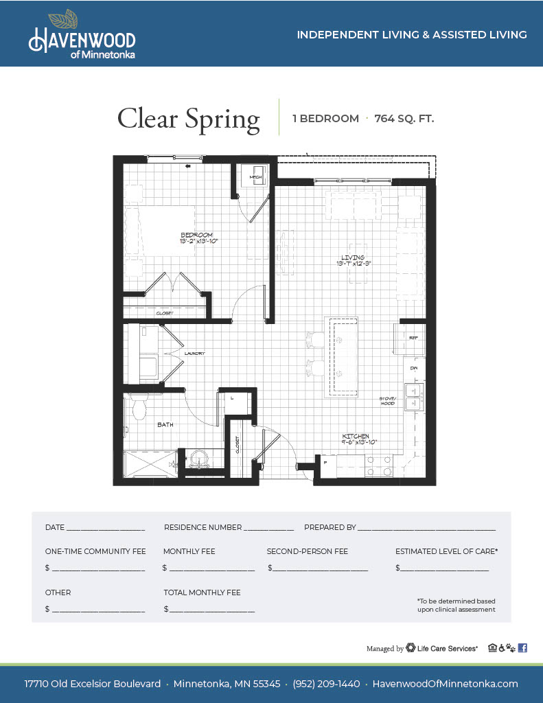 Havenwood of Minnetonka Clear Spring floor plan